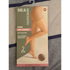 Women's Silk Impressions Sheer Light Support Hosiery in Cocoa
